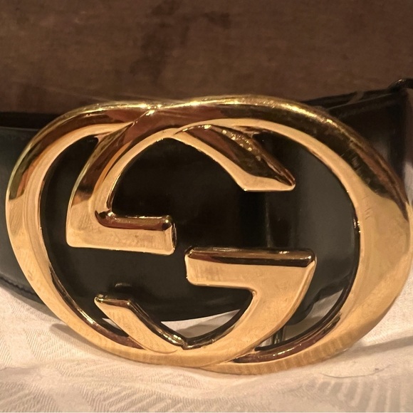 XS Gucci Belt 65cm Black Leather, authentic